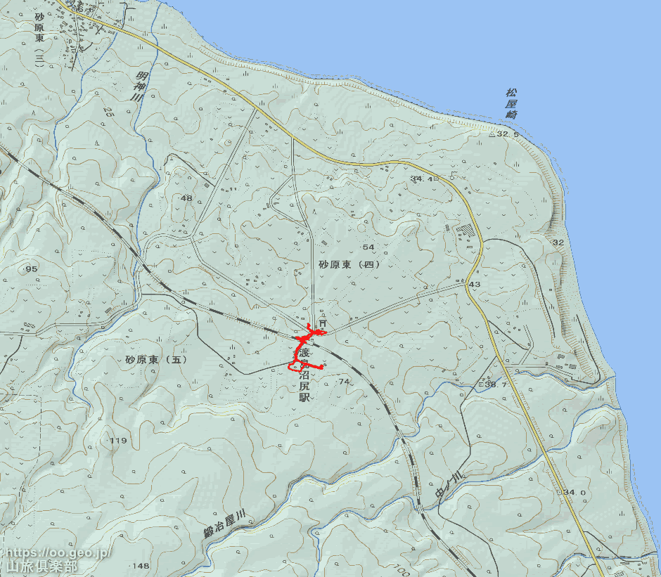 渡島沼尻駅 函館本線(砂原支線)(無人駅)(木造駅舎)