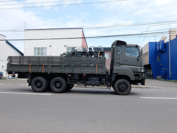 滝川市 自衛隊車両