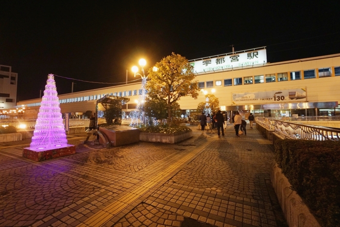 宇都宮 オリオン通り商店街(御食事処一条)~銭湯さざなみ湯~大谷石トイレ