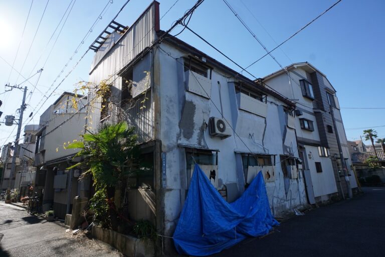 明月荘（ジュリーの昔の下宿先）ほか　大阪西成区の散策