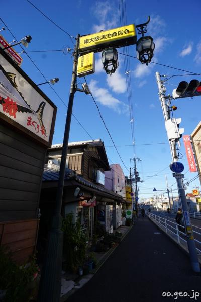 東大阪市鴻池商店会歩道ゲート