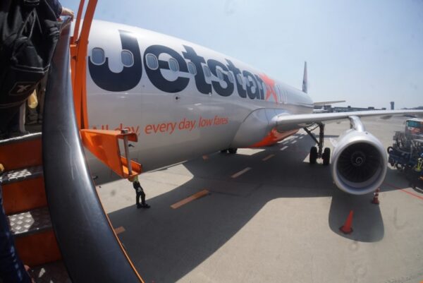 成田空港 ジェットスターAirbus搭乗