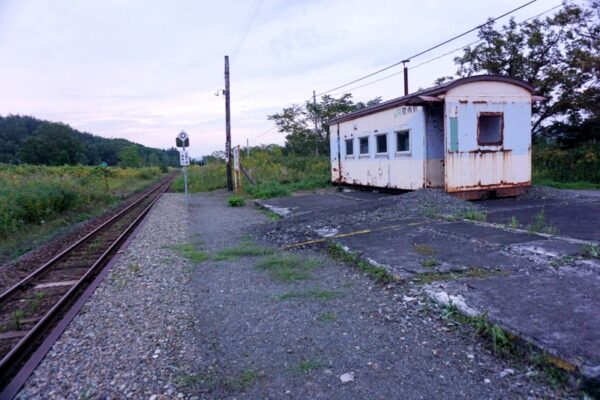 歌内駅 宗谷本線 無人駅 貨車駅舎