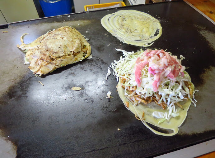 お好み焼みよし 三津店 三津浜焼き580円 お好み焼みよし 三津店 三津浜焼き580円