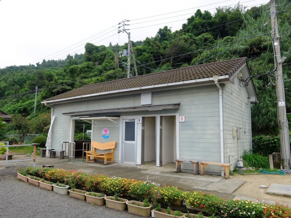下灘駅 木造駅舎 JR予讃線 駅スタンプ押印