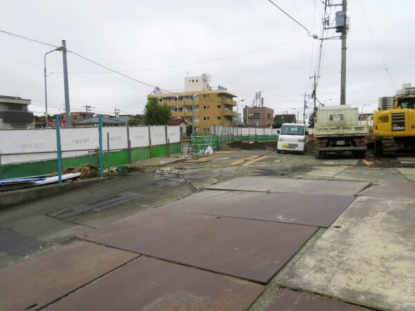 高尾駅　北口　駅前広場暫定整備工事