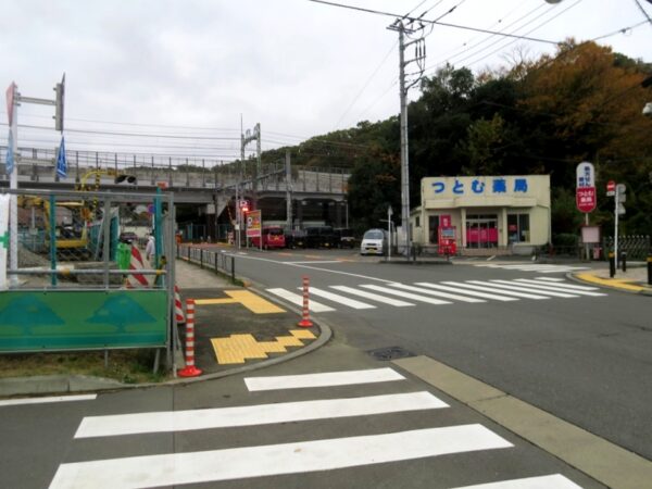 高尾駅　北口　駅前広場暫定整備工事　八王子市