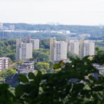 館ヶ丘団地（解体中）　遠景