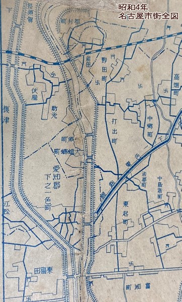 下之一色町 昭和4年 地図