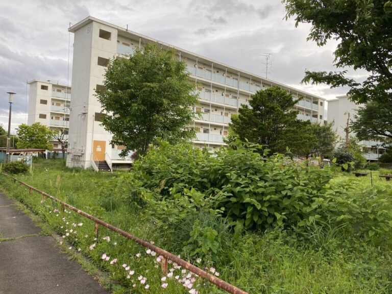 都営長房南アパート（50〜54号棟）除却工事準備