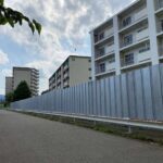 長房南団地　仮囲い設置