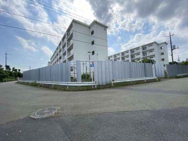 長房南団地　仮囲い設置