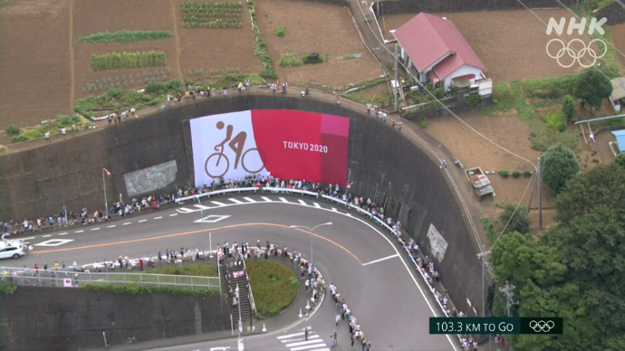 2020東京オリンピック 女子ロードレース決勝 観戦