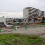 御陵線跡地～三軒在家稲荷神社～長房南アパート解体
