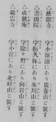 大正9年発行「氷川案内記」氷川村青年会発行