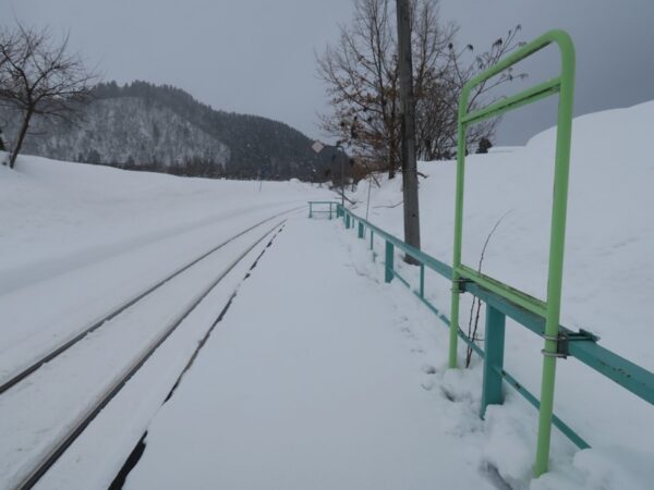 矢美津駅 無人駅 北上線 ※2022年3月12日廃止予定