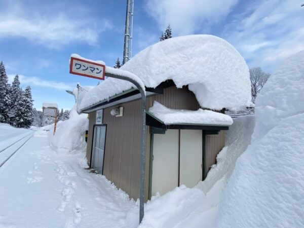 小松川駅　無人駅　北上線