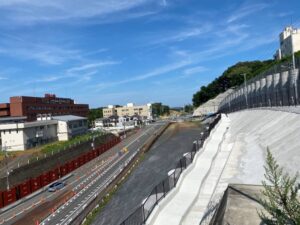 八王子南バイパス入口延伸工事　医療センター前