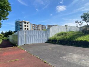 解体中の館ヶ丘団地3-12号棟