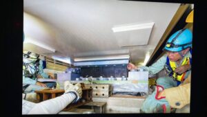 八王子南バイパスの館高架橋あたり。R2国道20号八王子BP館高架橋上部その6工事（紹介映像より）。