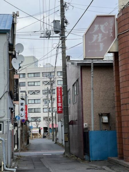 苫小牧　歓楽街　錦町　大町　本町　新一條通り（親不孝通り）　大町銀座ストリート　一条通　二条通　三条通