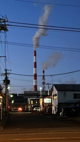 王子製紙工場　苫小牧