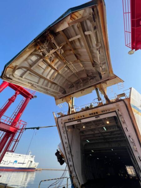 ラストラン目前のあさかぜ5号 青函フェリー青森港08:10出発/函館港12:10到着 5便