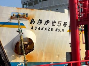 ラストラン目前のあさかぜ5号 青函フェリー青森港08:10出発/函館港12:10到着 5便