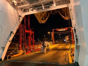 ラストラン目前のあさかぜ5号 青函フェリー