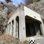 国道345号 根込隧道（ねごみずいどう）と羽越本線 根与木トンネル